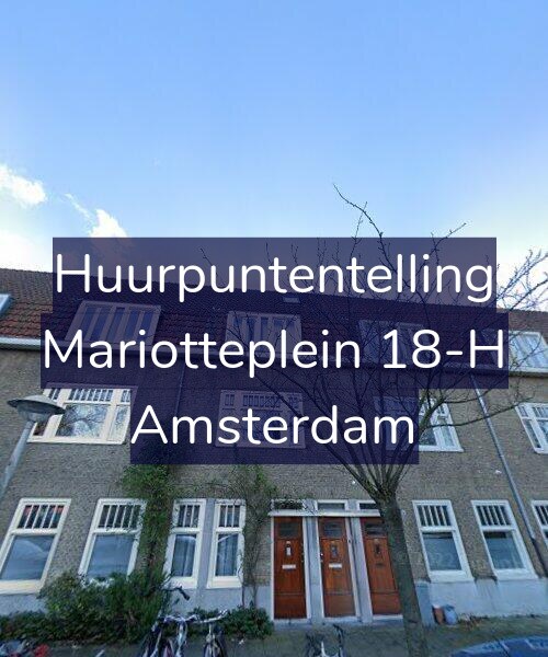 Foto gevel Huurpuntentelling voor Mariotteplein 18-H, Amsterdam