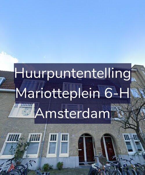 Foto gevel Huurpuntentelling voor Mariotteplein 6-H, Amsterdam