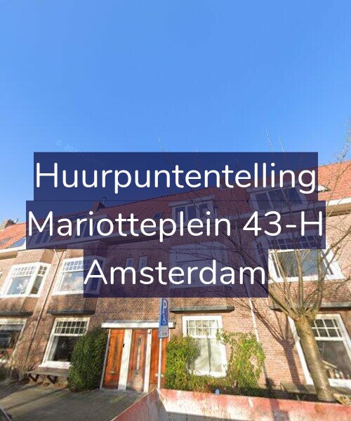 Foto gevel Huurpuntentelling voor Mariotteplein 43-H, Amsterdam