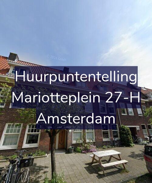 Foto gevel Huurpuntentelling voor Mariotteplein 27-H, Amsterdam