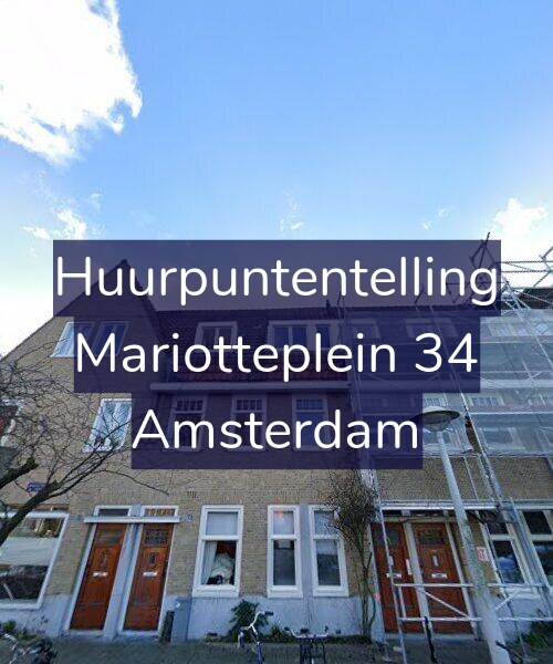 Foto gevel Huurpuntentelling voor Mariotteplein 34, Amsterdam