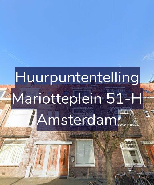 Foto gevel Huurpuntentelling voor Mariotteplein 51-H, Amsterdam