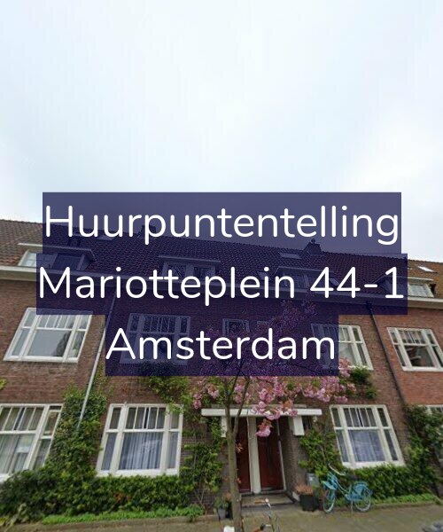 Foto gevel Huurpuntentelling voor Mariotteplein 44-1, Amsterdam