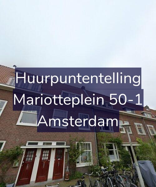 Foto gevel Huurpuntentelling voor Mariotteplein 50-1, Amsterdam