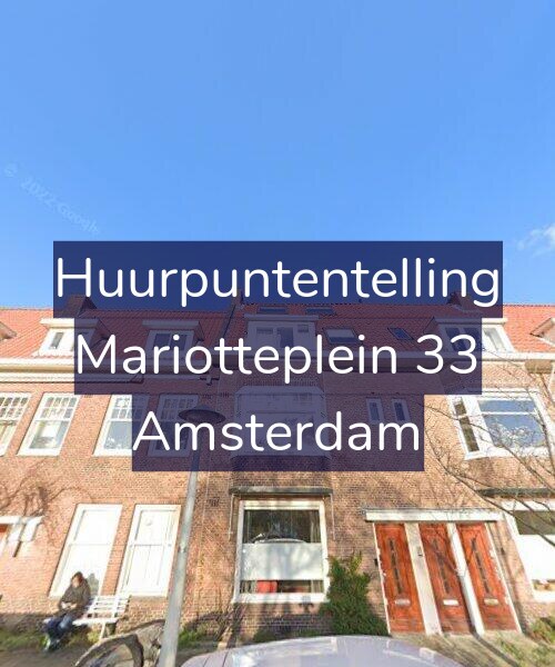Foto gevel Huurpuntentelling voor Mariotteplein 33, Amsterdam