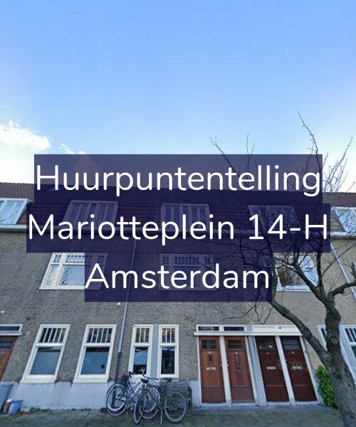 Foto gevel Huurpuntentelling voor Mariotteplein 14-H, Amsterdam