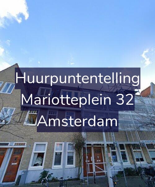 Foto gevel Huurpuntentelling voor Mariotteplein 32, Amsterdam