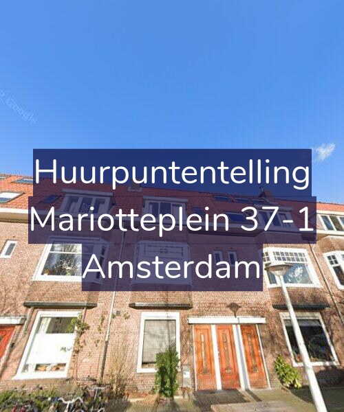 Foto gevel Huurpuntentelling voor Mariotteplein 37-1, Amsterdam