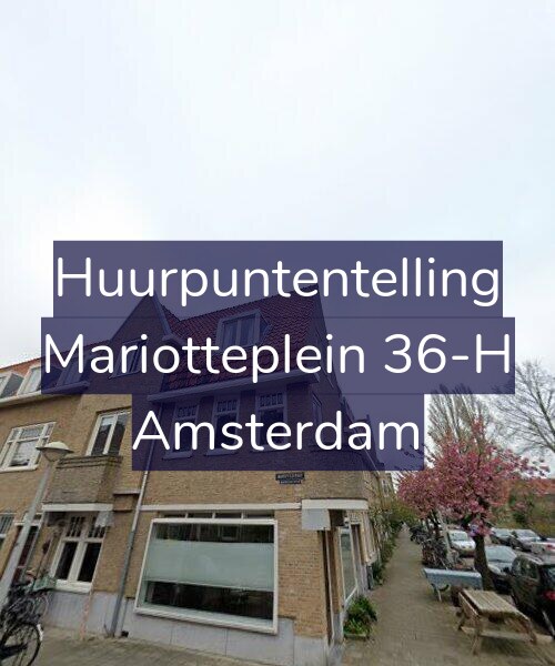 Foto gevel Huurpuntentelling voor Mariotteplein 36-H, Amsterdam
