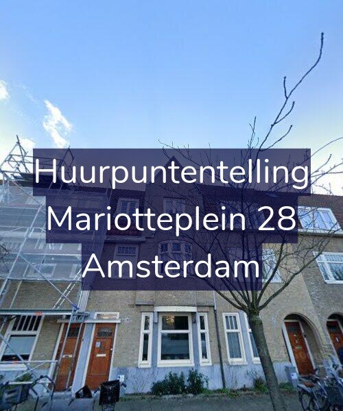 Foto gevel Huurpuntentelling voor Mariotteplein 28, Amsterdam