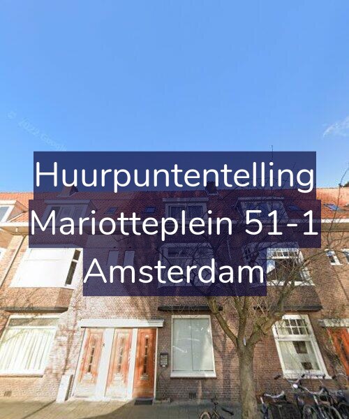Foto gevel Huurpuntentelling voor Mariotteplein 51-1, Amsterdam