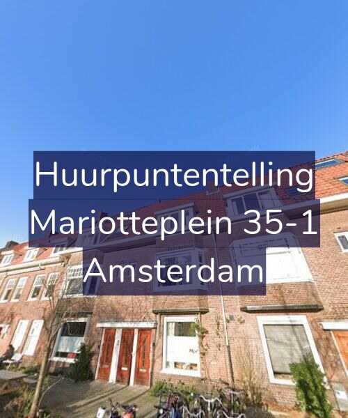 Foto gevel Huurpuntentelling voor Mariotteplein 35-1, Amsterdam
