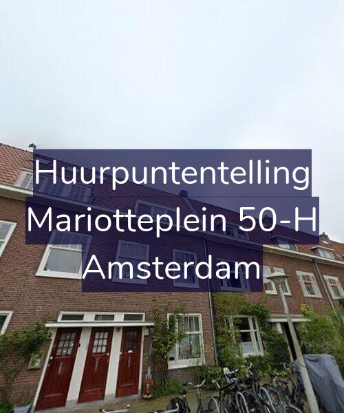 Foto gevel Huurpuntentelling voor Mariotteplein 50-H, Amsterdam