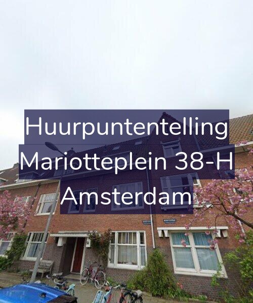 Foto gevel Huurpuntentelling voor Mariotteplein 38-H, Amsterdam