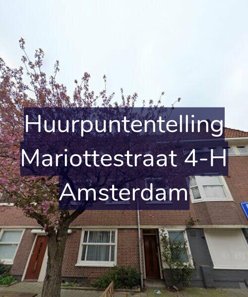 Foto gevel Huurpuntentelling voor Mariottestraat 4-H, Amsterdam