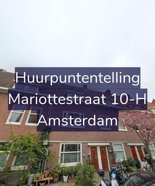 Foto gevel Huurpuntentelling voor Mariottestraat 10-H, Amsterdam