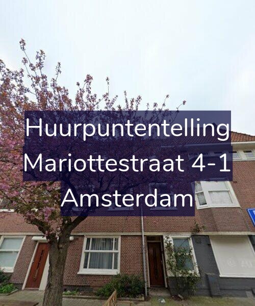 Foto gevel Huurpuntentelling voor Mariottestraat 4-1, Amsterdam