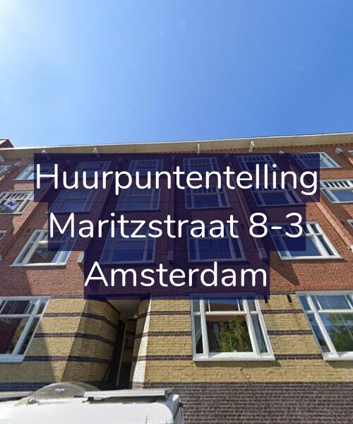 Foto gevel Huurpuntentelling voor Maritzstraat 8-3, Amsterdam