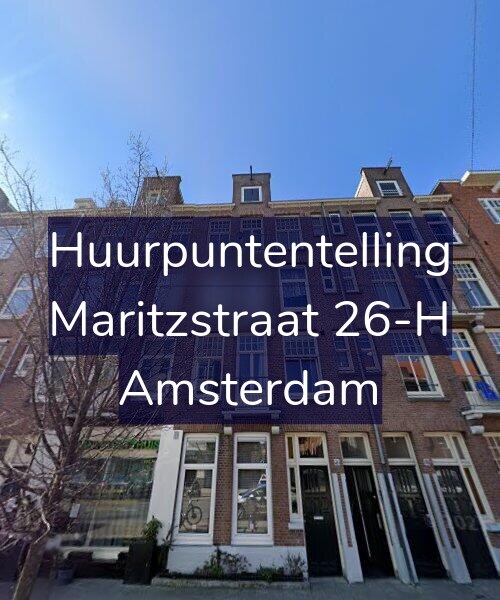 Foto gevel Huurpuntentelling voor Maritzstraat 26-H, Amsterdam