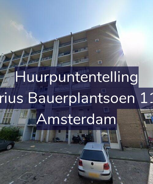 Foto gevel Huurpuntentelling voor Marius Bauerplantsoen 11-H, Amsterdam