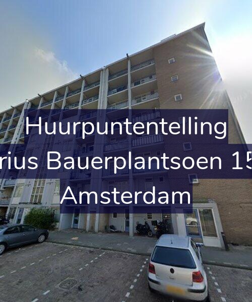 Foto gevel Huurpuntentelling voor Marius Bauerplantsoen 15-H, Amsterdam