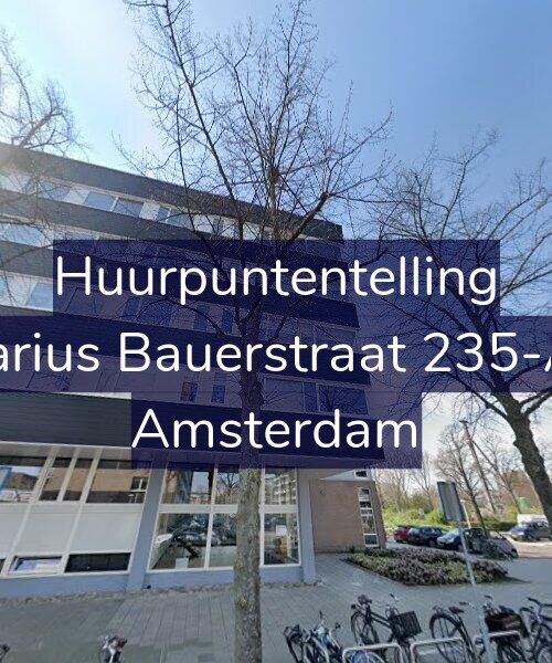 Foto gevel Huurpuntentelling voor Marius Bauerstraat 235-A1, Amsterdam