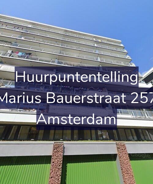 Foto gevel Huurpuntentelling voor Marius Bauerstraat 257, Amsterdam