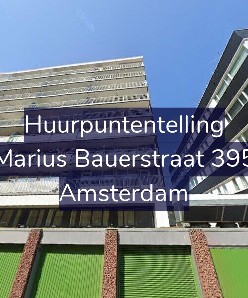 Foto gevel Huurpuntentelling voor Marius Bauerstraat 395, Amsterdam