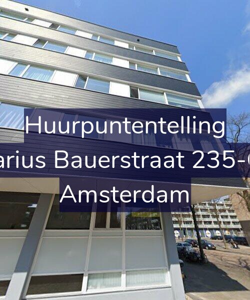 Foto gevel Huurpuntentelling voor Marius Bauerstraat 235-C8, Amsterdam