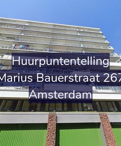 Foto gevel Huurpuntentelling voor Marius Bauerstraat 267, Amsterdam