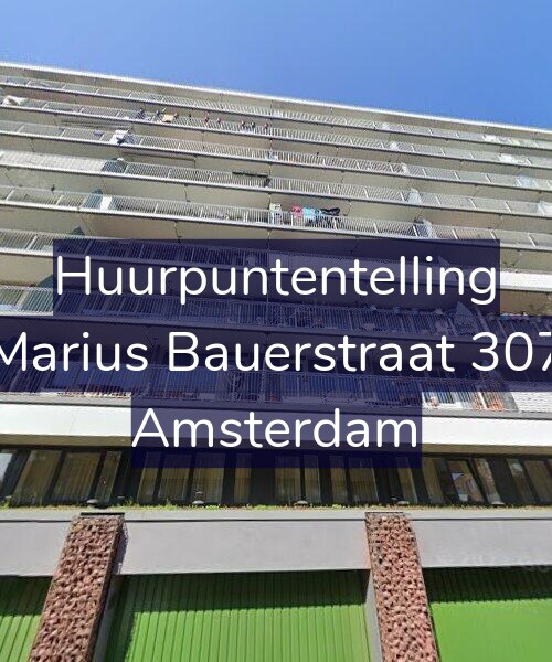 Foto gevel Huurpuntentelling voor Marius Bauerstraat 307, Amsterdam