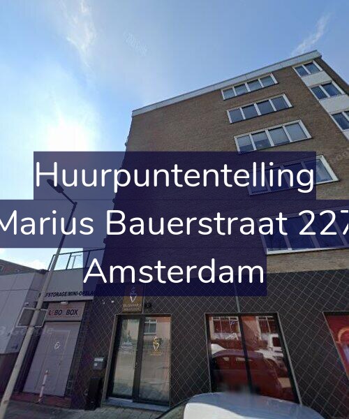 Foto gevel Huurpuntentelling voor Marius Bauerstraat 227, Amsterdam