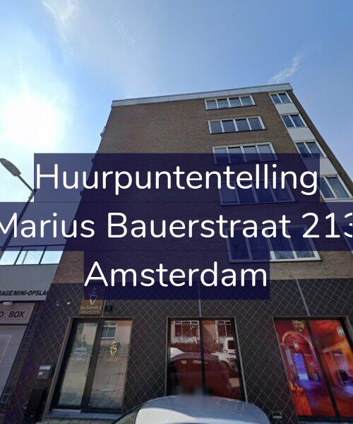 Foto gevel Huurpuntentelling voor Marius Bauerstraat 213, Amsterdam