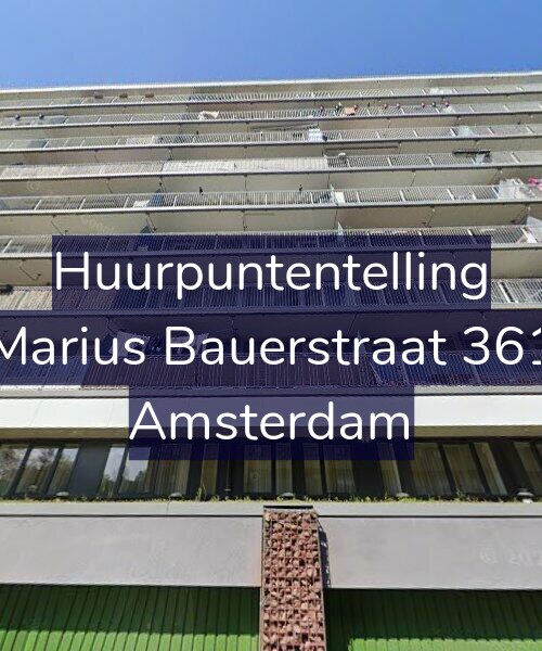 Foto gevel Huurpuntentelling voor Marius Bauerstraat 361, Amsterdam