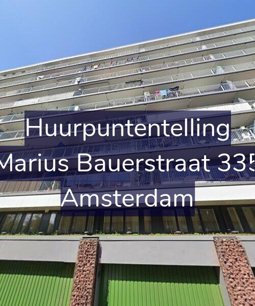 Foto gevel Huurpuntentelling voor Marius Bauerstraat 335, Amsterdam