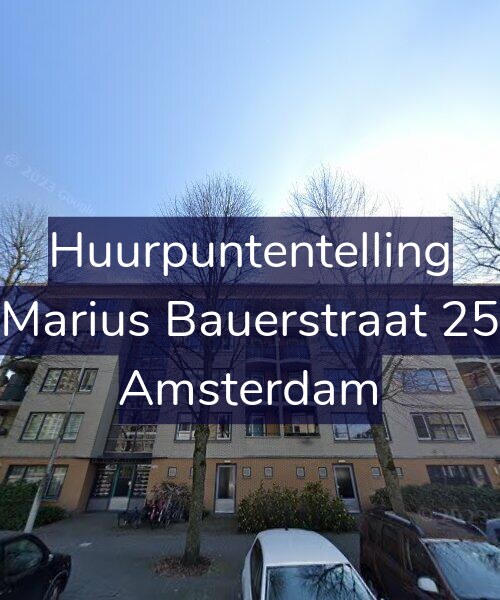 Foto gevel Huurpuntentelling voor Marius Bauerstraat 25, Amsterdam