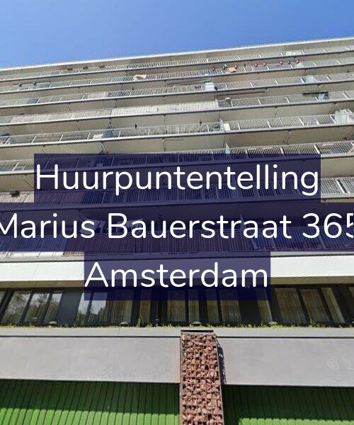 Foto gevel Huurpuntentelling voor Marius Bauerstraat 365, Amsterdam