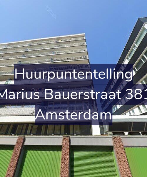 Foto gevel Huurpuntentelling voor Marius Bauerstraat 381, Amsterdam