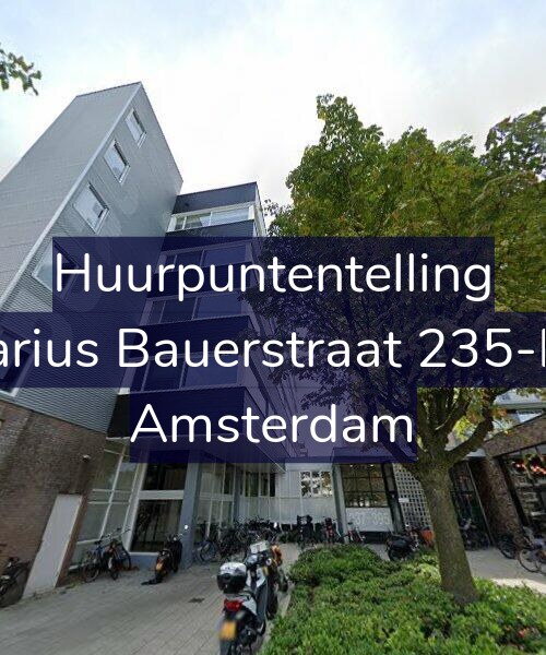 Foto gevel Huurpuntentelling voor Marius Bauerstraat 235-D1, Amsterdam