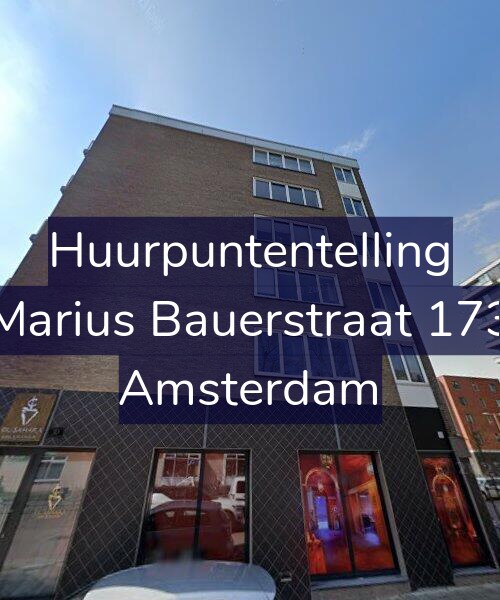 Foto gevel Huurpuntentelling voor Marius Bauerstraat 173, Amsterdam