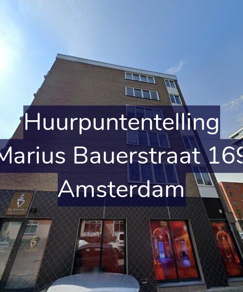 Foto gevel Huurpuntentelling voor Marius Bauerstraat 169, Amsterdam