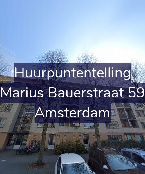 Foto gevel Huurpuntentelling voor Marius Bauerstraat 59, Amsterdam