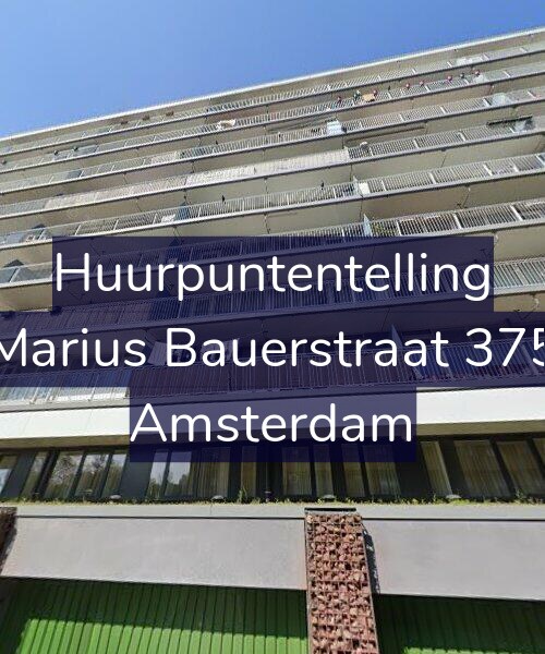Foto gevel Huurpuntentelling voor Marius Bauerstraat 375, Amsterdam