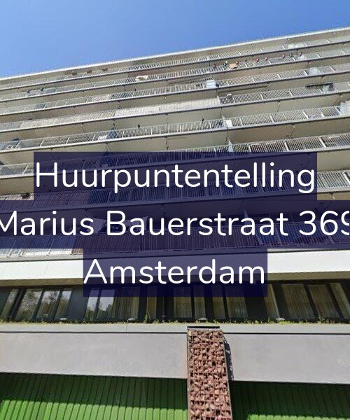 Foto gevel Huurpuntentelling voor Marius Bauerstraat 369, Amsterdam