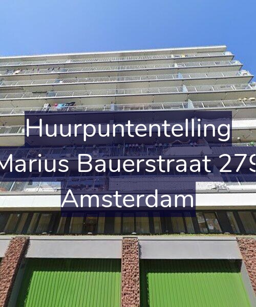 Foto gevel Huurpuntentelling voor Marius Bauerstraat 279, Amsterdam