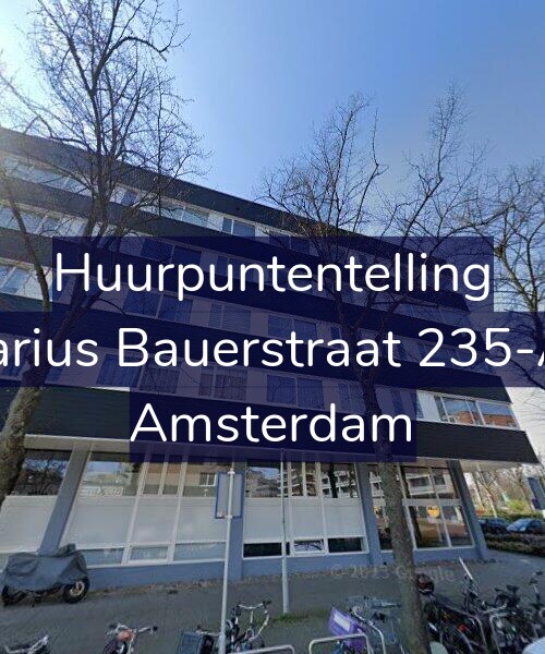 Foto gevel Huurpuntentelling voor Marius Bauerstraat 235-A2, Amsterdam
