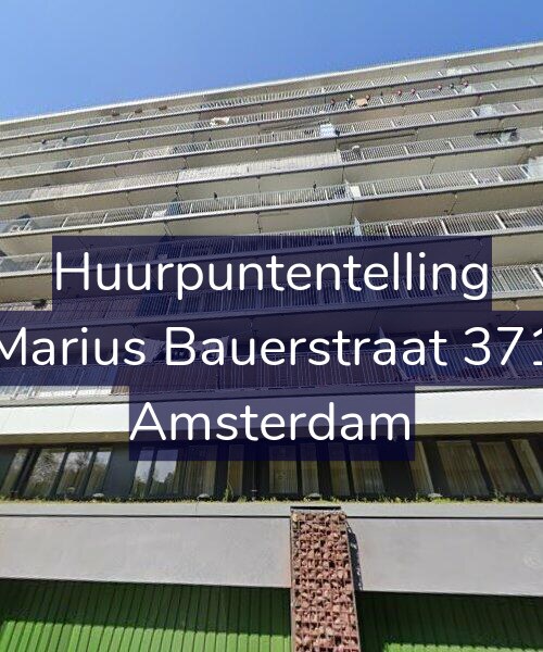 Foto gevel Huurpuntentelling voor Marius Bauerstraat 371, Amsterdam