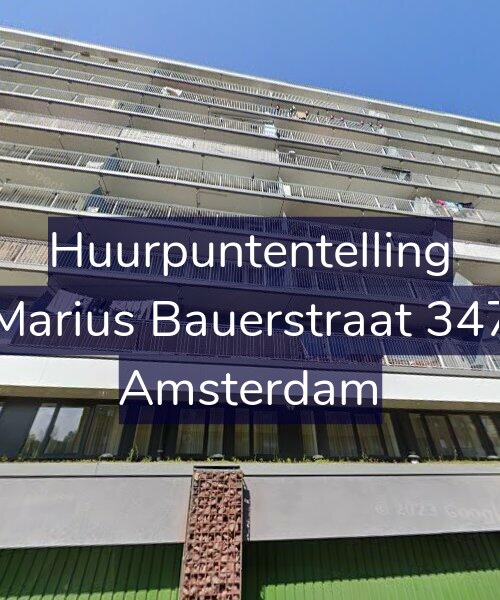 Foto gevel Huurpuntentelling voor Marius Bauerstraat 347, Amsterdam