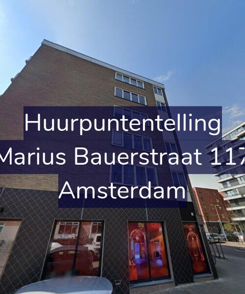 Foto gevel Huurpuntentelling voor Marius Bauerstraat 117, Amsterdam