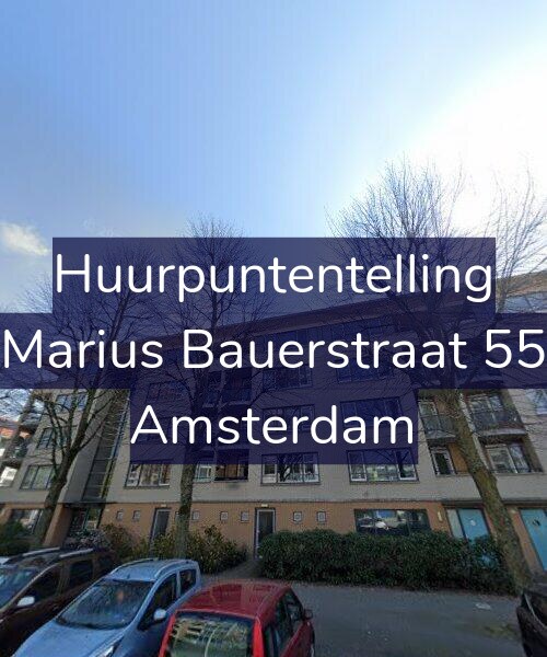Foto gevel Huurpuntentelling voor Marius Bauerstraat 55, Amsterdam